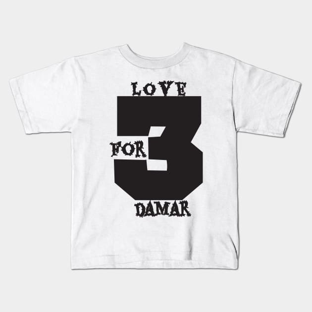 we love damar hillman Kids T-Shirt by smile_zaho